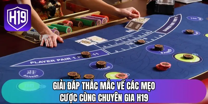 Giải đáp thắc mắc về các mẹo cược cùng chuyên gia H19
